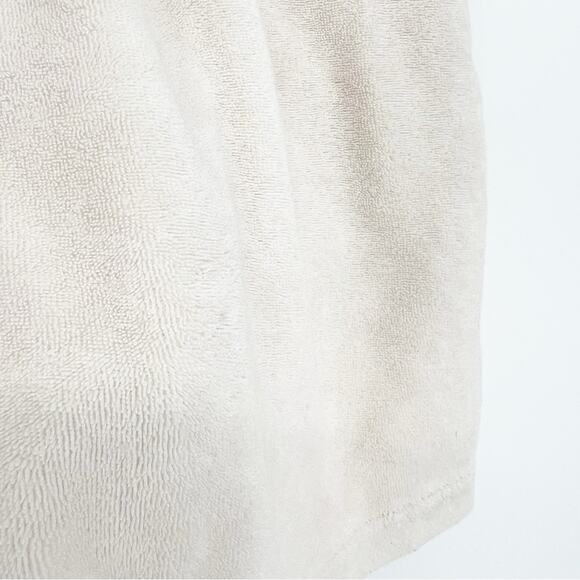 Aritzia Wilfred Free Terry Drawstring Shorts M Cream - Picture 4 of 6